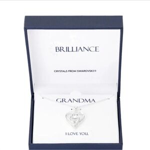 NEW Swarovski Grandma Heart Pendant Necklace